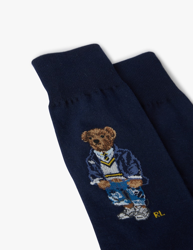rinascente Polo Ralph Lauren Portafoglio seasonal bear - blu