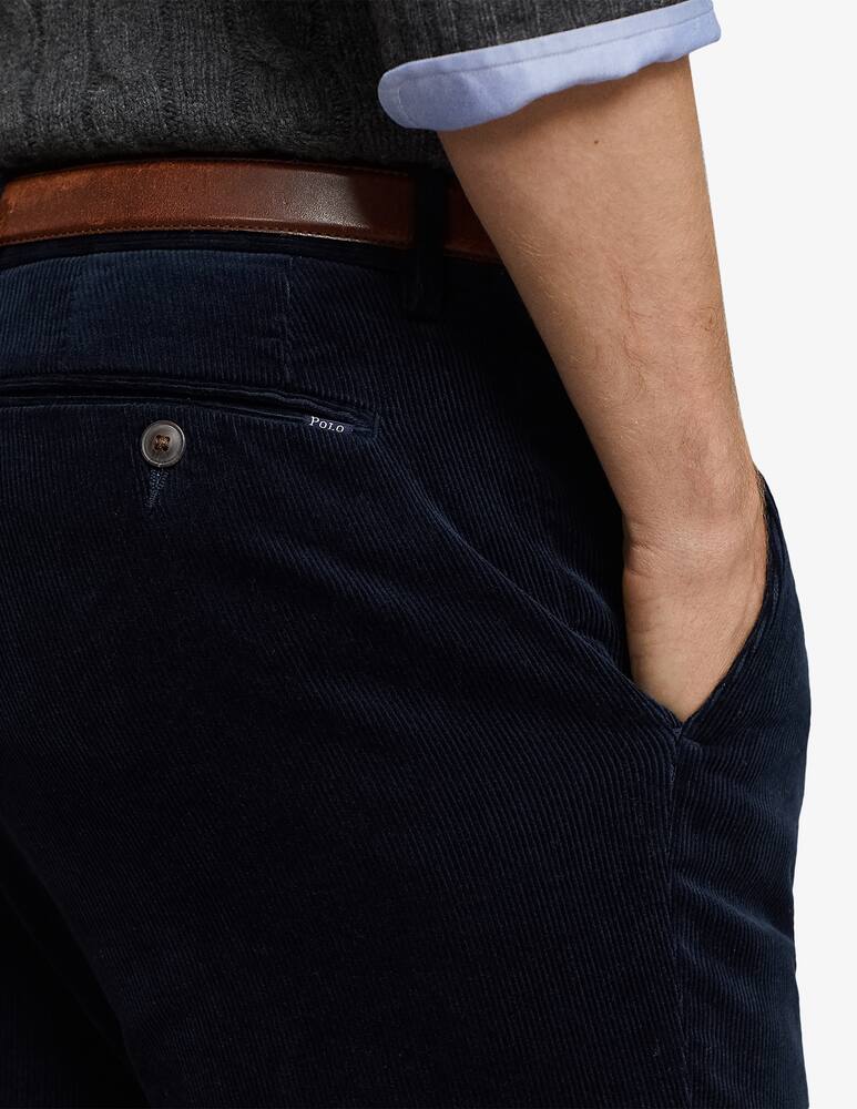 rinascente Polo Ralph Lauren Velvet chino slim fit bedford trousers