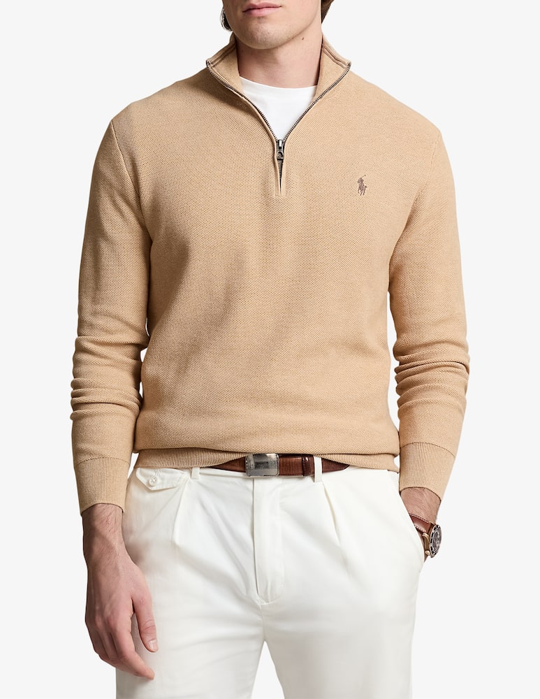 Polo Ralph Lauren Zip mockneck jumper - picture 1 Polo Ralph Lauren Zip mockneck jumper - picture 1