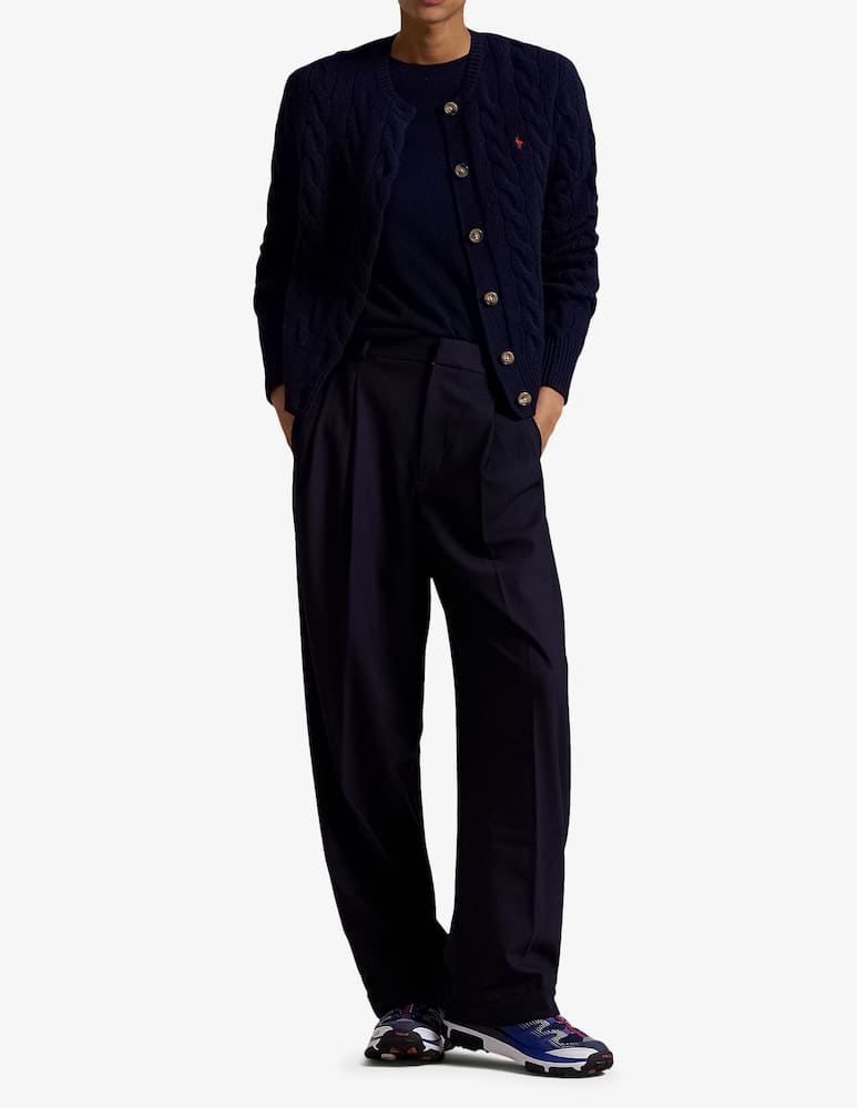 Polo Ralph Lauren Cardigan a trecce in lana e cashmere - immagine 2 Polo Ralph Lauren Cardigan a trecce in lana e cashmere - immagine 2