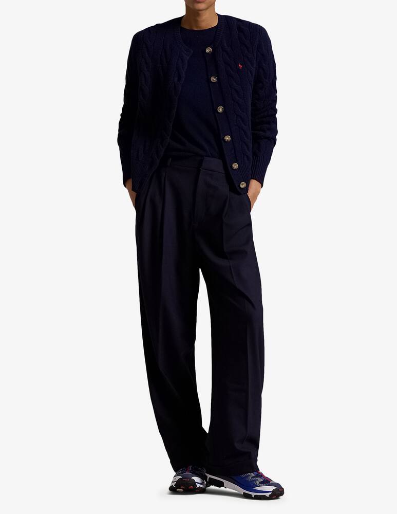 rinascente Polo Ralph Lauren Cable-Knit Wool-Cashmere Cardigan