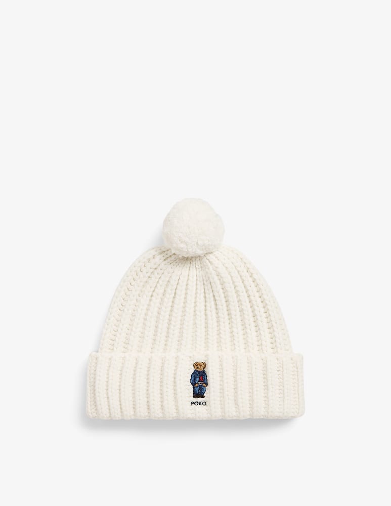 rinascente Polo Ralph Lauren Berretto a coste con pompon