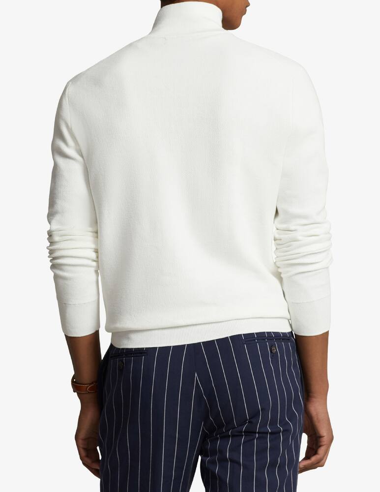 rinascente Polo Ralph Lauren Maglia zip nido d'ape