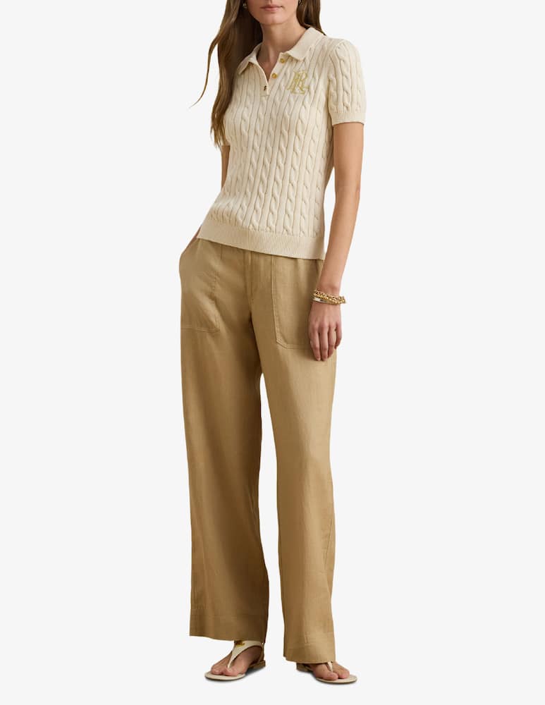 Lauren Ralph Lauren Natrissa Cable knit short sleeve pullover - picture 2 Lauren Ralph Lauren Natrissa Cable knit short sleeve pullover - picture 2