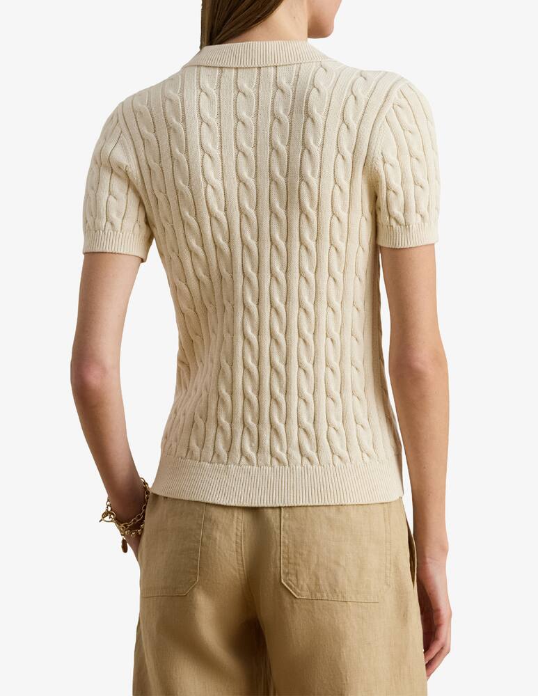 Lauren Ralph Lauren Natrissa Cable knit short sleeve pullover - picture 3 Lauren Ralph Lauren Natrissa Cable knit short sleeve pullover - picture 3