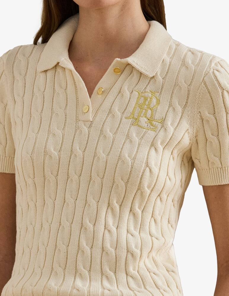 Lauren Ralph Lauren Natrissa Cable knit short sleeve pullover - picture 4 Lauren Ralph Lauren Natrissa Cable knit short sleeve pullover - picture 4