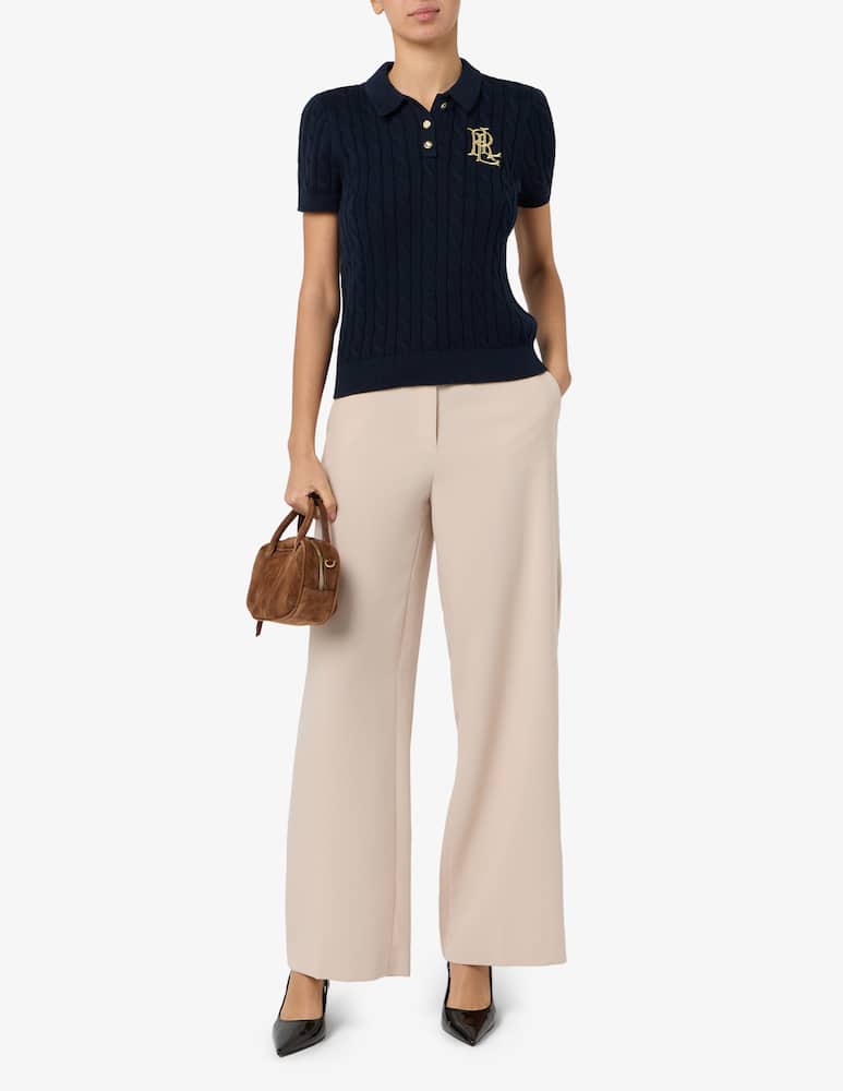 rinascente Lauren Ralph Lauren Cable knit polo jumper