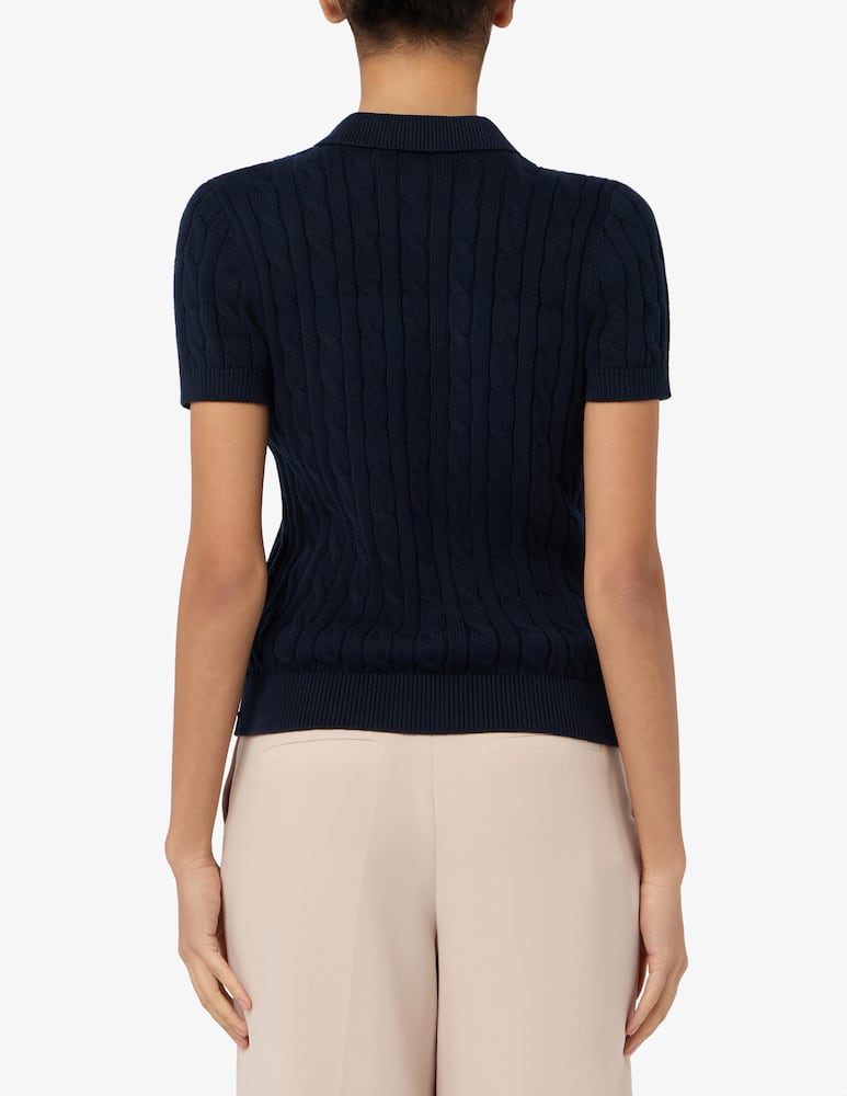 rinascente Lauren Ralph Lauren Cable knit polo jumper