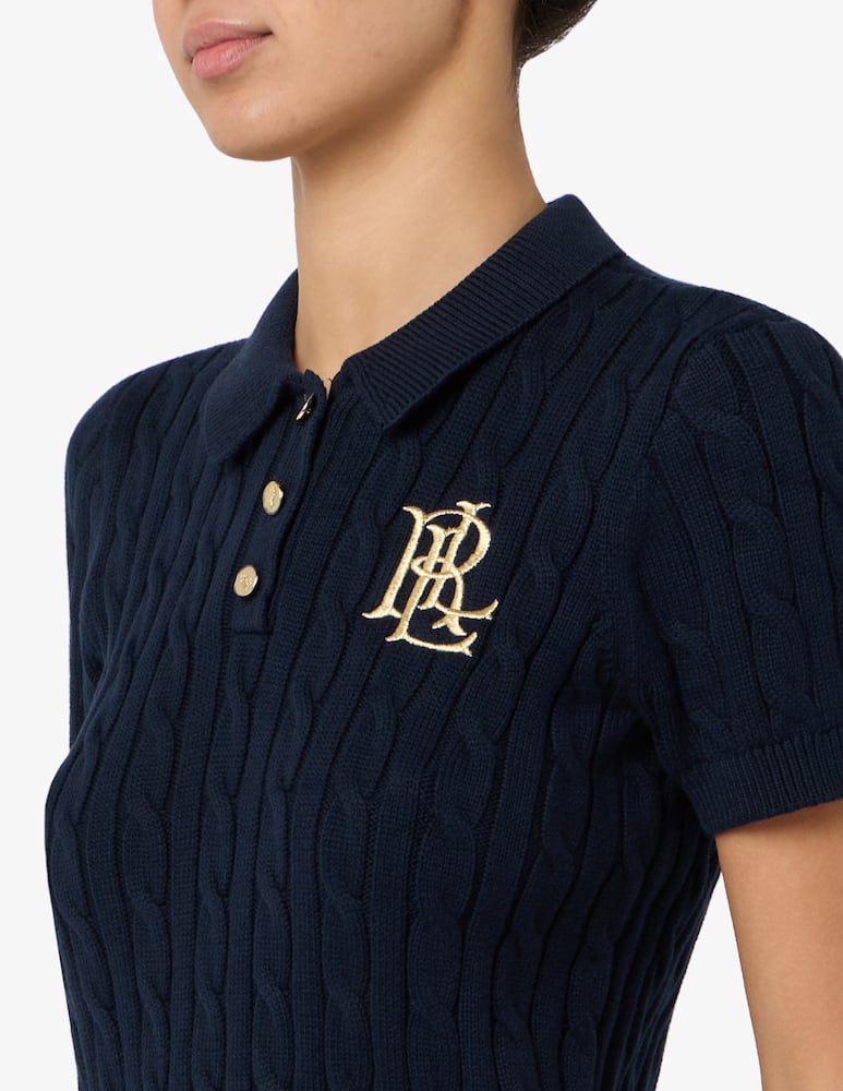 rinascente Lauren Ralph Lauren Cable knit polo jumper