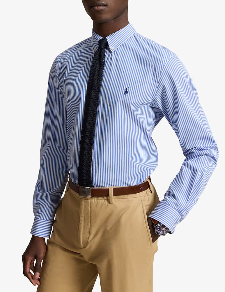 Polo Ralph Lauren Camicia slim fit a righe bengala - immagine 1 Polo Ralph Lauren Camicia slim fit a righe bengala - immagine 1
