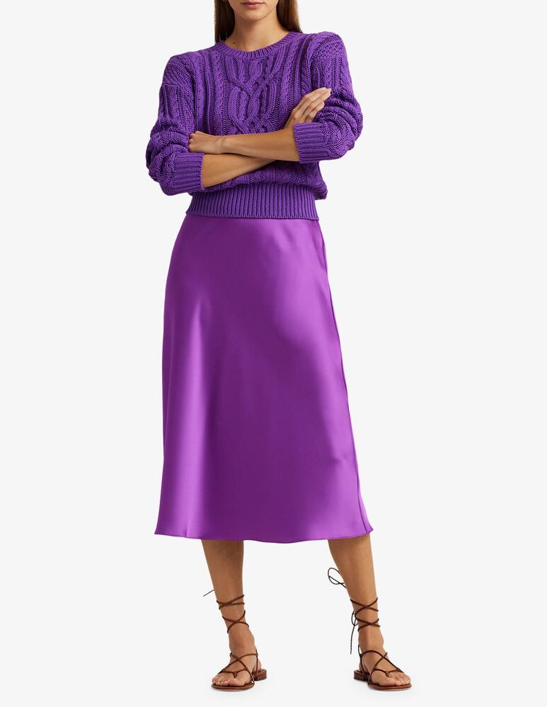 rinascente Lauren Ralph Lauren Sharae linen midskirt