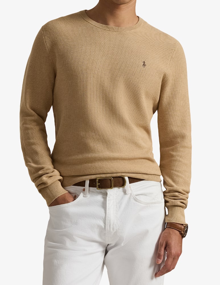 Polo Ralph Lauren Maglia girocollo nido d'ape - immagine 1 Polo Ralph Lauren Maglia girocollo nido d'ape - immagine 1