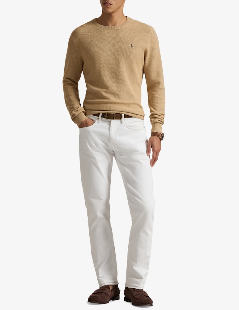 Polo Ralph Lauren Maglia girocollo nido d'ape - immagine 2 Polo Ralph Lauren Maglia girocollo nido d'ape - immagine 2