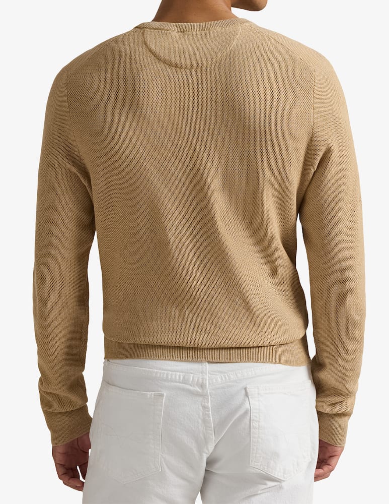 Polo Ralph Lauren Maglia girocollo nido d'ape - immagine 3 Polo Ralph Lauren Maglia girocollo nido d'ape - immagine 3