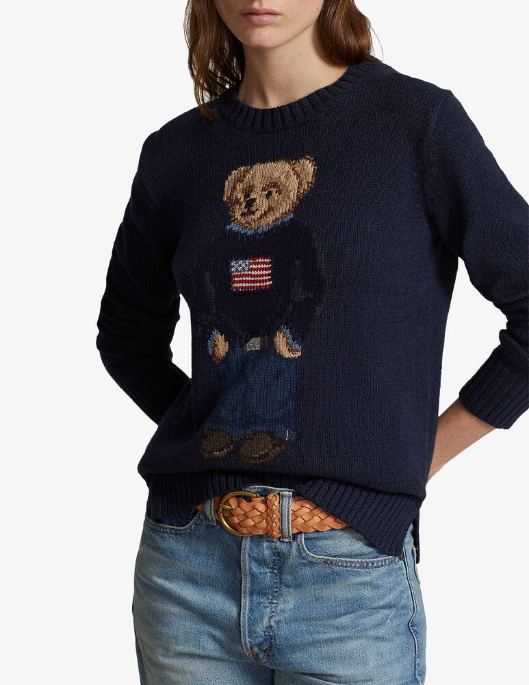 rinascente Polo Ralph Lauren Maglione in misto cotone e lino Bear