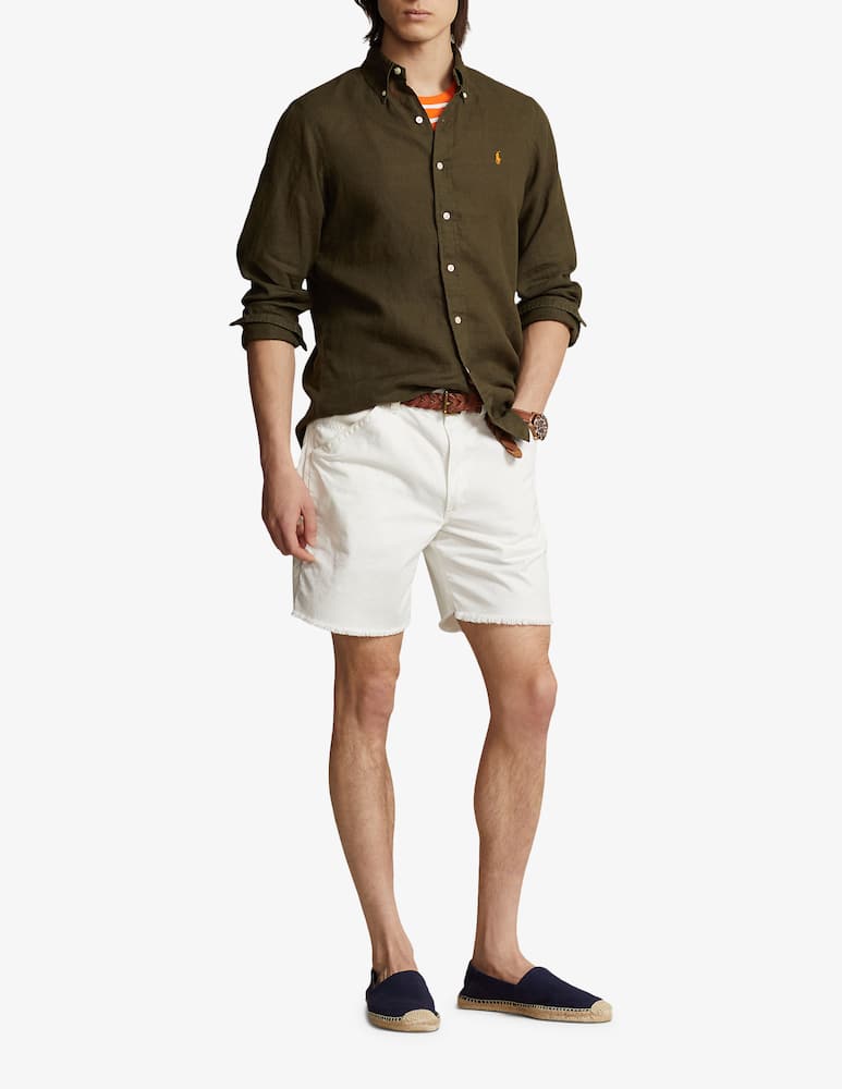 rinascente Polo Ralph Lauren Linen slim fit shirt
