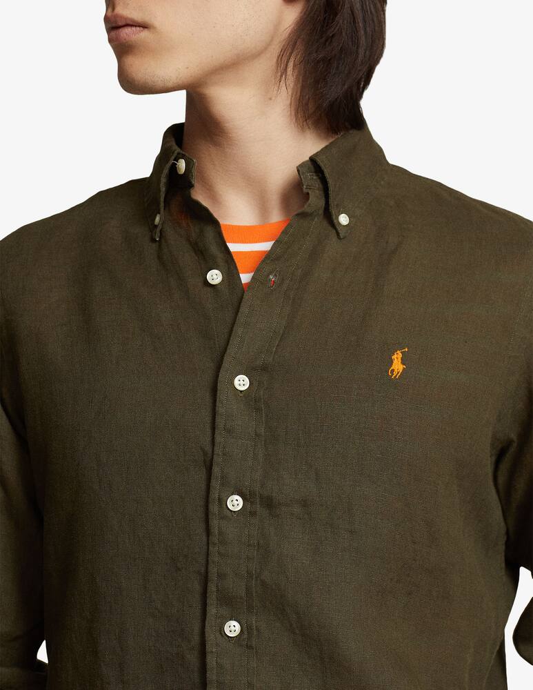 rinascente Polo Ralph Lauren Linen slim fit shirt