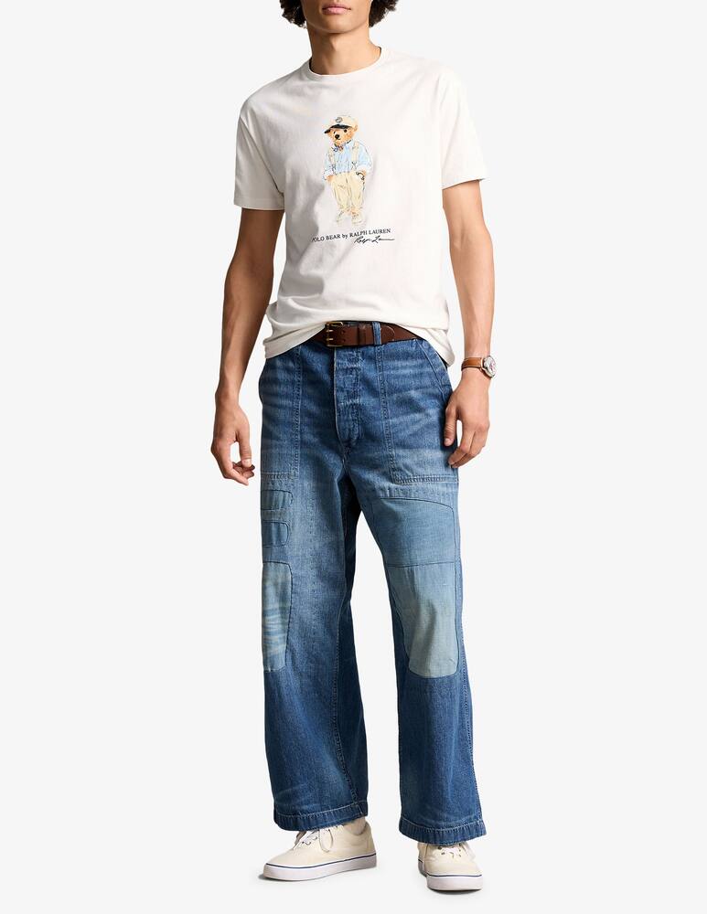 rinascente Polo Ralph Lauren Bear striped t-shirt