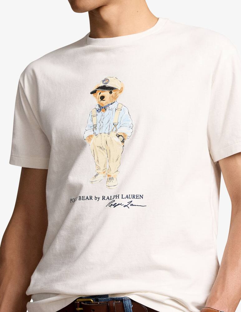 rinascente Polo Ralph Lauren Bear striped t-shirt