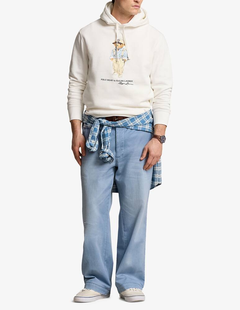 rinascente Polo Ralph Lauren Big bear striped hoodie