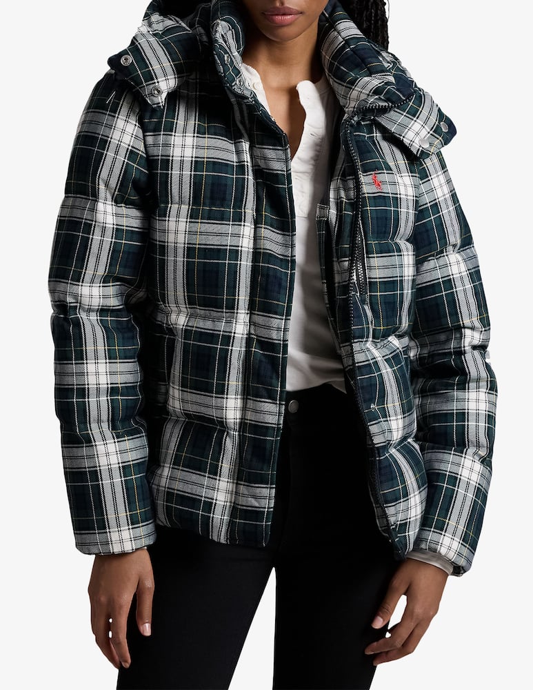 Polo Ralph Lauren Plaid Quilted Down Jacket - picture 1 Polo Ralph Lauren Plaid Quilted Down Jacket - picture 1