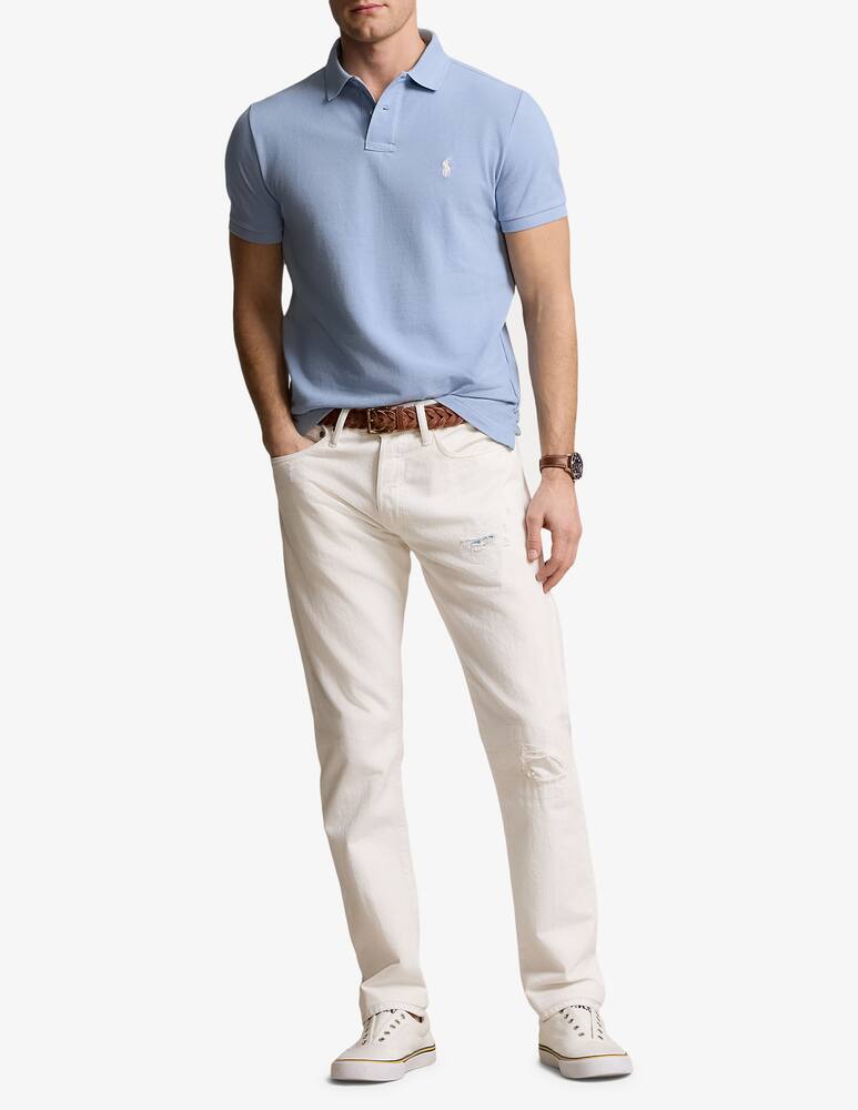 rinascente Polo Ralph Lauren Slim basic mesh polo shirt