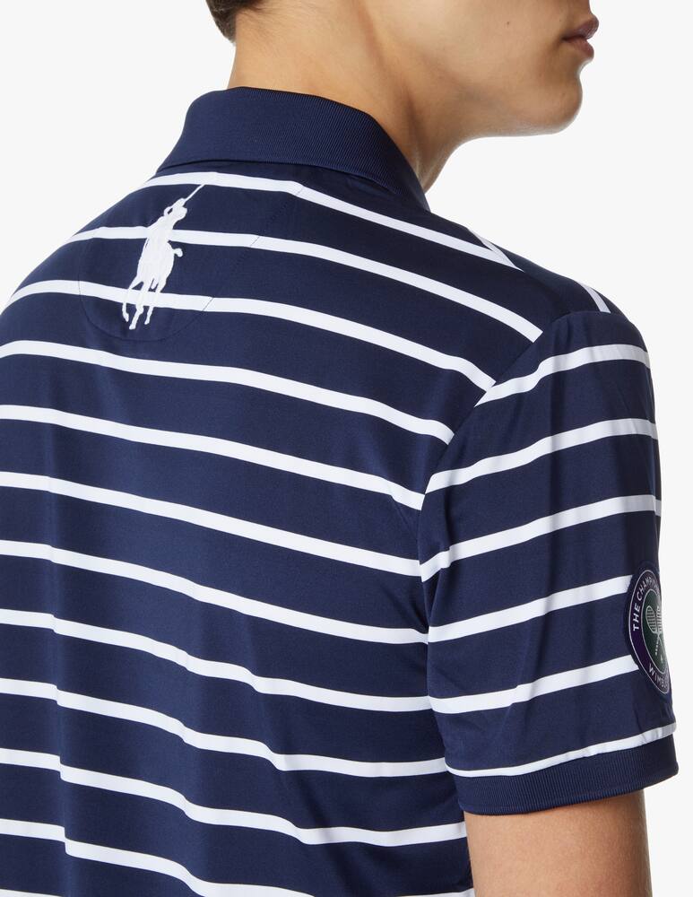 rinascente Polo Ralph Lauren Striped wim poloshirt - white
