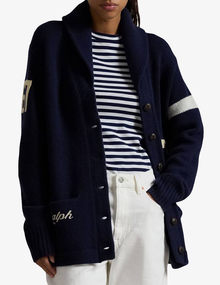 rinascente Polo Ralph Lauren Wool Shawl-Collar Cardigan