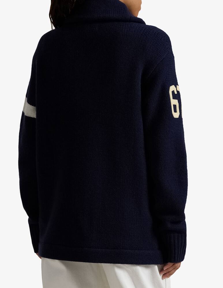 rinascente Polo Ralph Lauren Wool Shawl-Collar Cardigan