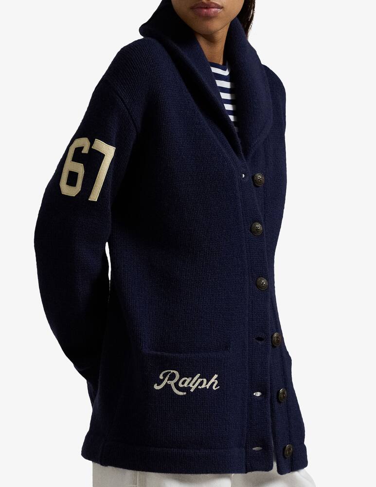 rinascente Polo Ralph Lauren Wool Shawl-Collar Cardigan