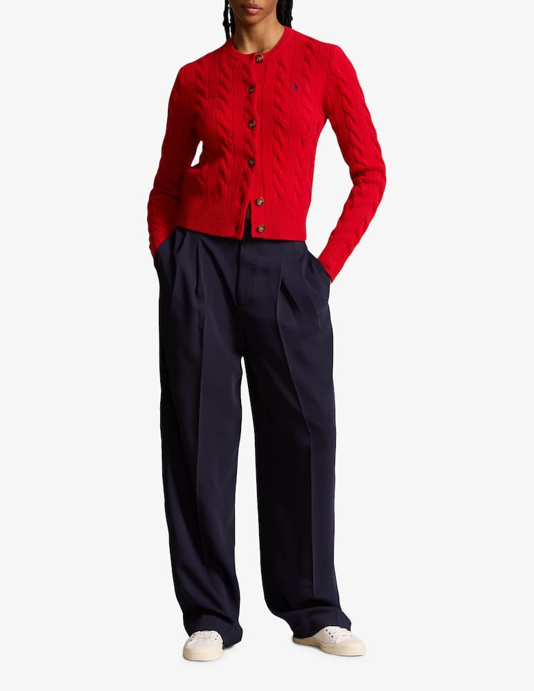 Polo Ralph Lauren Cardigan a trecce in lana e cashmere - immagine 2 Polo Ralph Lauren Cardigan a trecce in lana e cashmere - immagine 2
