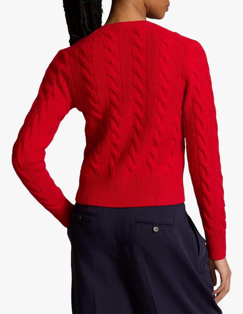 Polo Ralph Lauren Cardigan a trecce in lana e cashmere - immagine 3 Polo Ralph Lauren Cardigan a trecce in lana e cashmere - immagine 3