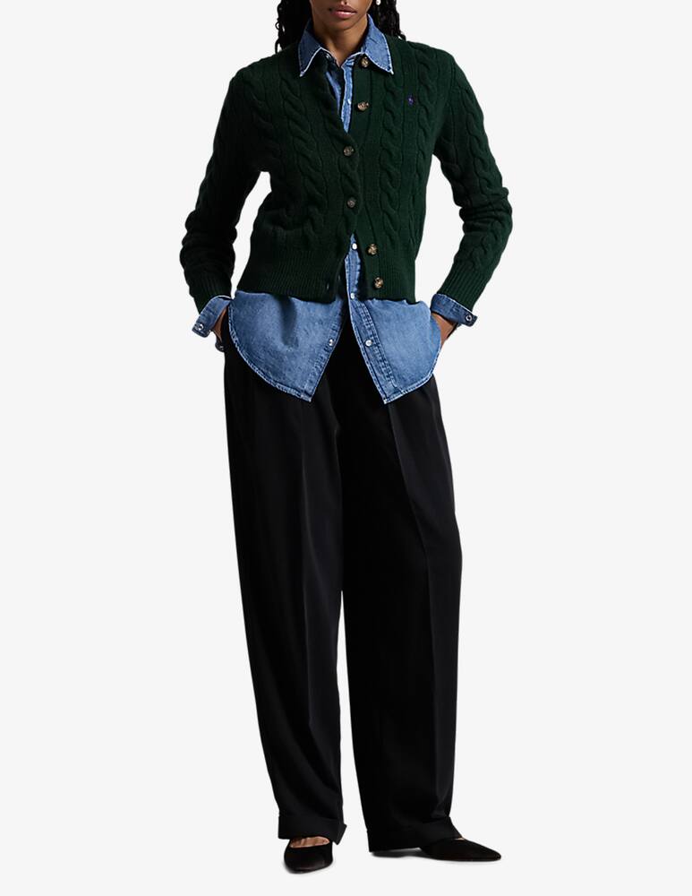 rinascente Polo Ralph Lauren Cardigan a trecce in lana e cashmere