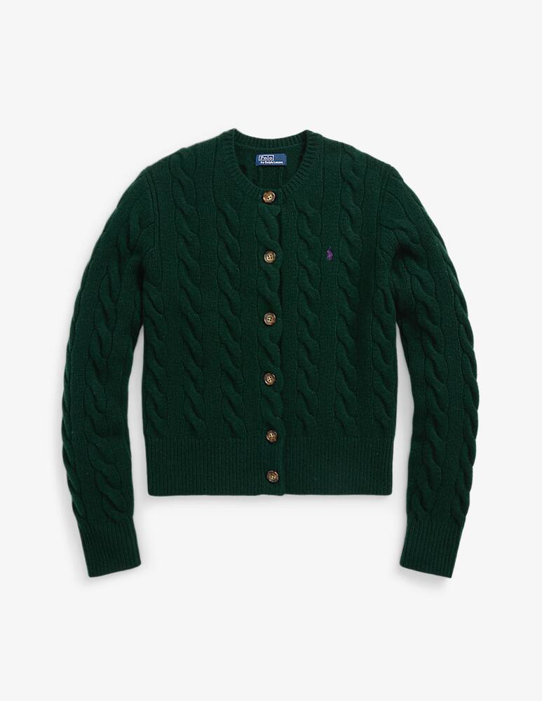 Polo Ralph Lauren Cardigan a trecce in lana e cashmere - immagine 5