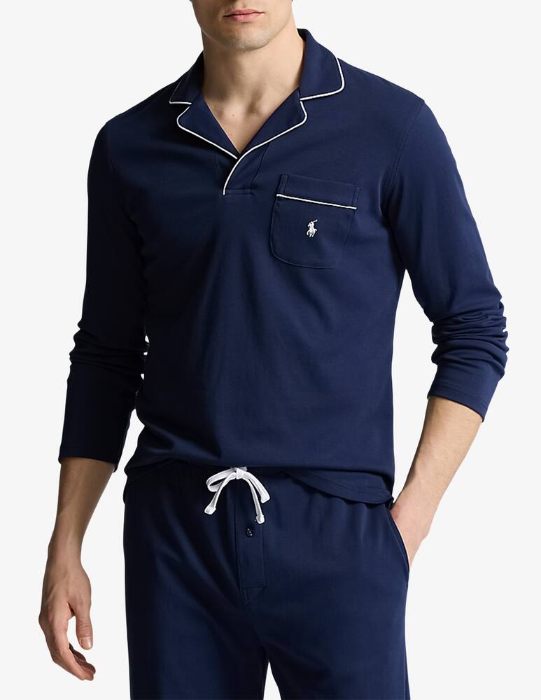 rinascente Polo Ralph Lauren Long sleeve jersey pyjama set