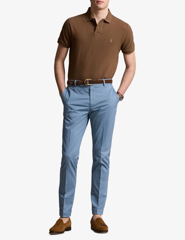 rinascente Polo Ralph Lauren Slim basic mesh polo shirt