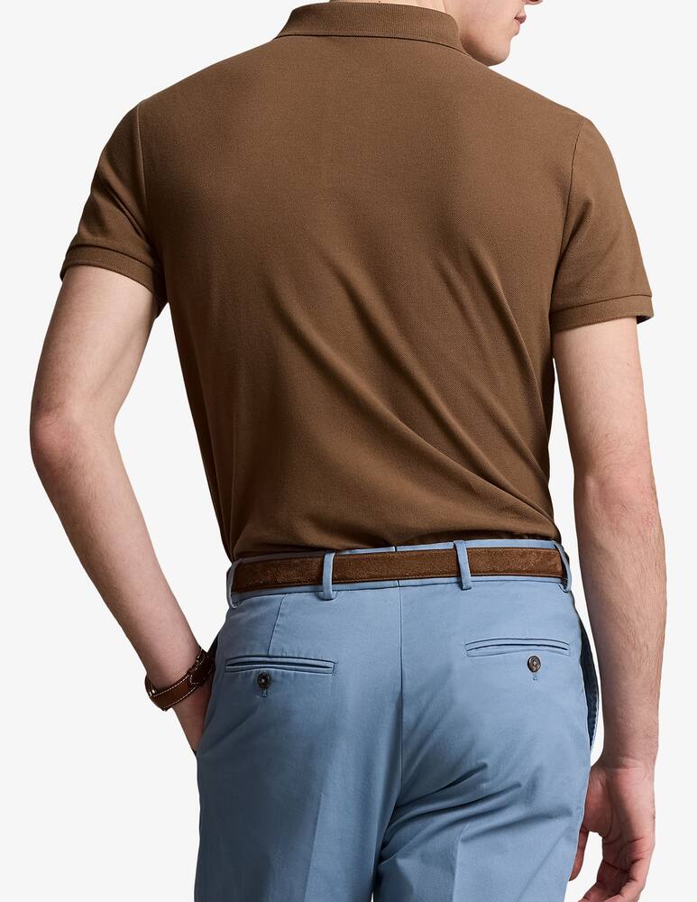 rinascente Polo Ralph Lauren Slim basic mesh polo shirt