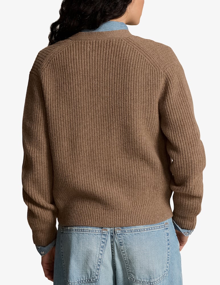 Polo Ralph Lauren Cardigan in cashmere con scollo a V - immagine 3 Polo Ralph Lauren Cardigan in cashmere con scollo a V - immagine 3