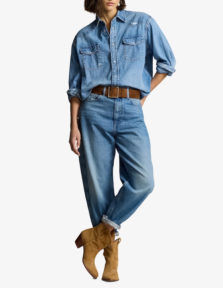 Polo Ralph Lauren Camicia western in denim - immagine 2 Polo Ralph Lauren Camicia western in denim - immagine 2