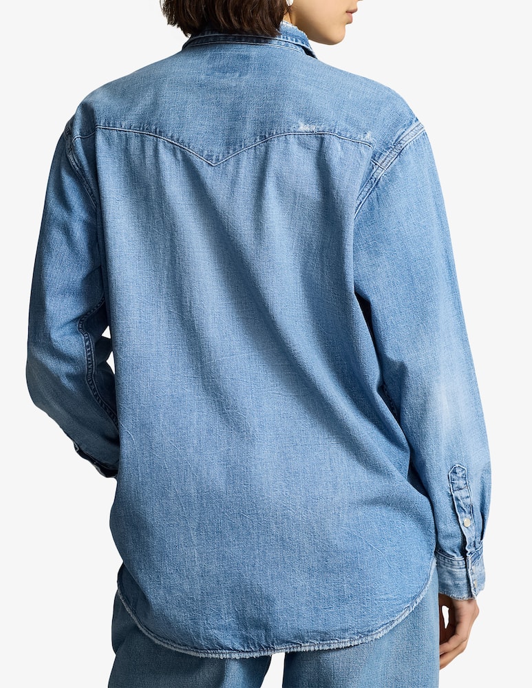 Polo Ralph Lauren Camicia western in denim - immagine 3 Polo Ralph Lauren Camicia western in denim - immagine 3