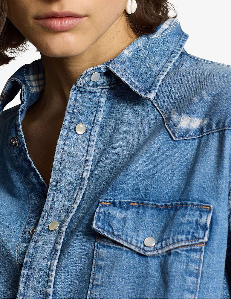Polo Ralph Lauren Camicia western in denim - immagine 4 Polo Ralph Lauren Camicia western in denim - immagine 4