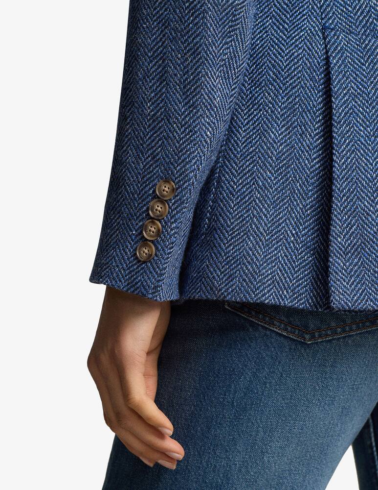 rinascente Polo Ralph Lauren Herringbone Linen-Blend Blazer