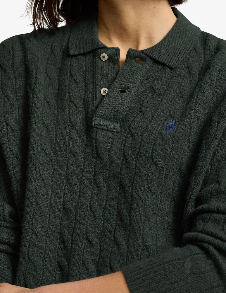 Polo Ralph Lauren Polo in lana e cashmere a trecce - immagine 4 Polo Ralph Lauren Polo in lana e cashmere a trecce - immagine 4