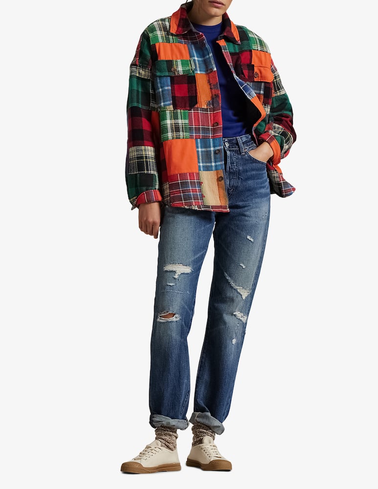 rinascente Polo Ralph Lauren Camicia patchwork Oversize-Fit