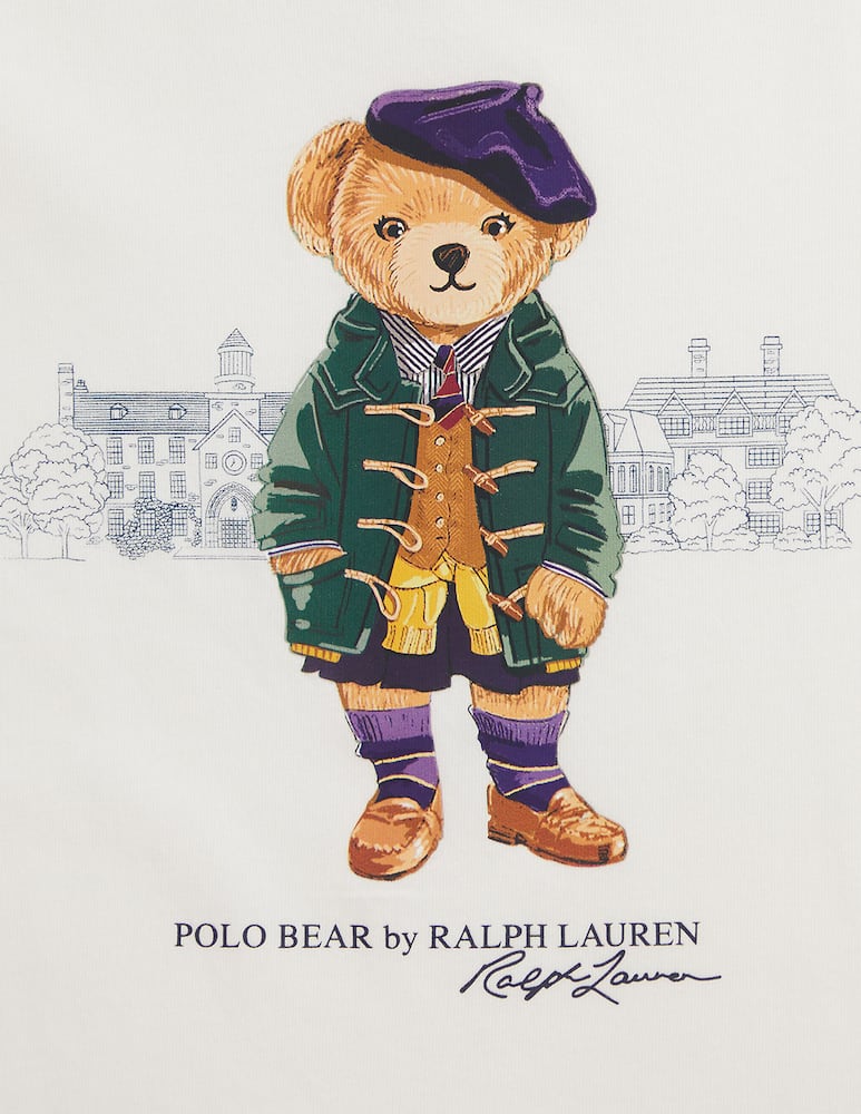 rinascente Polo Ralph Lauren Maglietta Polo Bear in jersey di cotone