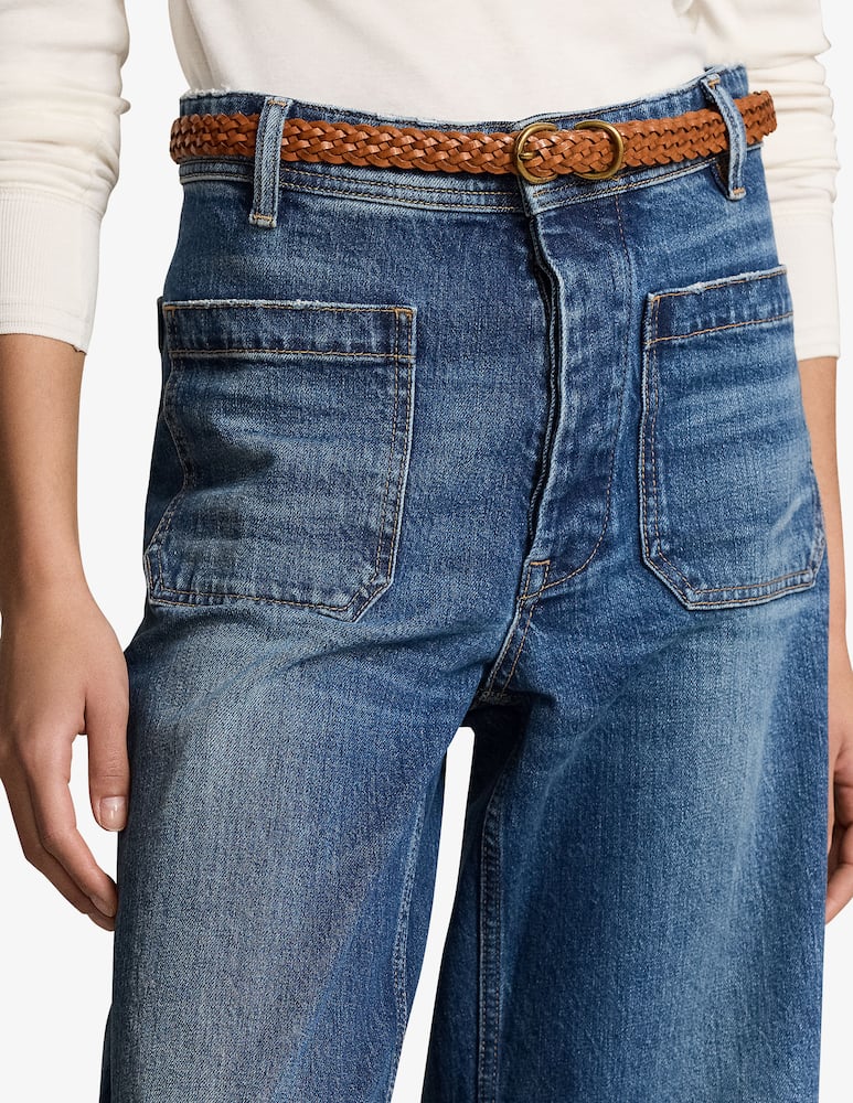 Polo Ralph Lauren Jeans a gamba larga in cotone stretch - immagine 4 Polo Ralph Lauren Jeans a gamba larga in cotone stretch - immagine 4