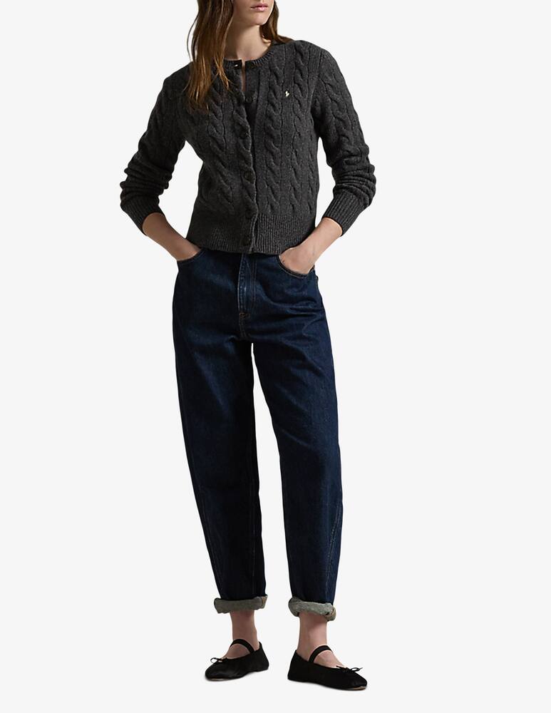 Polo Ralph Lauren Cardigan a trecce in lana e cashmere - immagine 2 Polo Ralph Lauren Cardigan a trecce in lana e cashmere - immagine 2