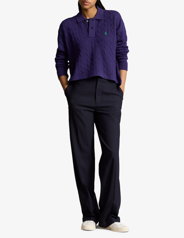 Polo Ralph Lauren Polo in lana e cashmere a trecce - immagine 2 Polo Ralph Lauren Polo in lana e cashmere a trecce - immagine 2
