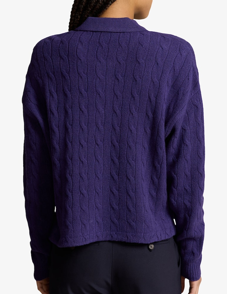 Polo Ralph Lauren Polo in lana e cashmere a trecce - immagine 3 Polo Ralph Lauren Polo in lana e cashmere a trecce - immagine 3