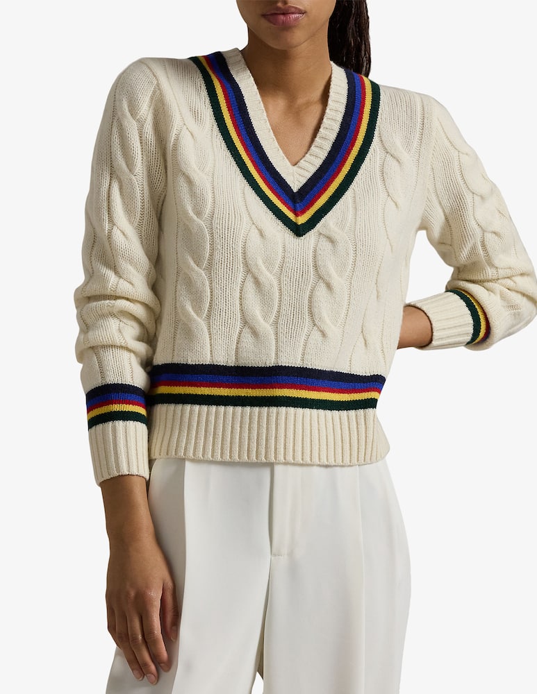Polo Ralph Lauren Maglia da cricket in lana e cashmere - immagine 1 Polo Ralph Lauren Maglia da cricket in lana e cashmere - immagine 1